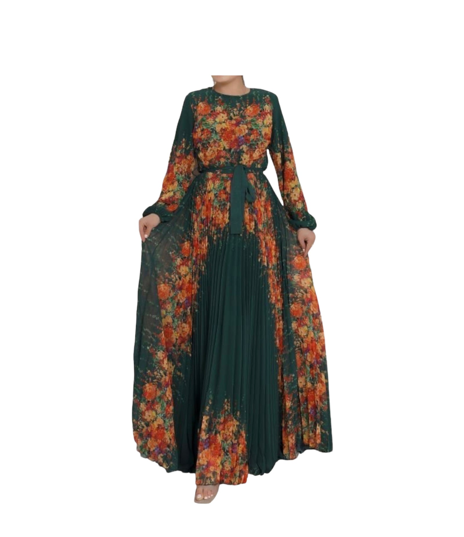 Floral Maxi Dress, Feminine, Modest Fashion